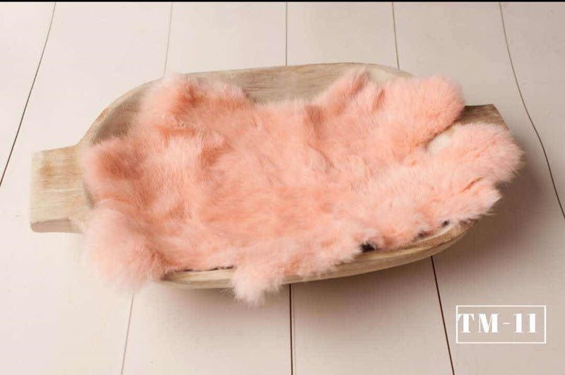 Coperta In Pelliccia Sintetica Per Fotografia Neonatale TM