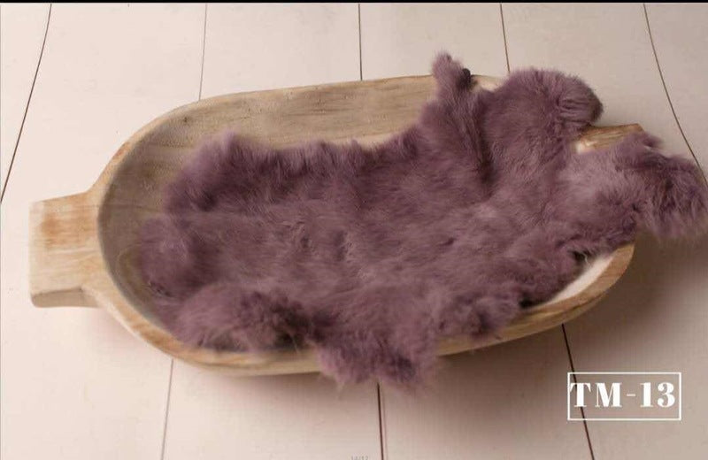 Coperta In Pelliccia Sintetica Per Fotografia Neonatale TM