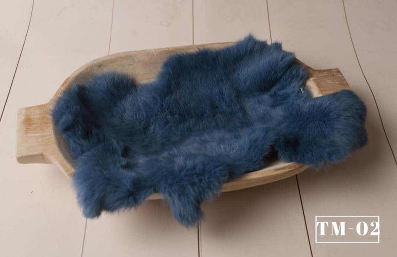 Coperta In Pelliccia Sintetica Per Fotografia Neonatale TM