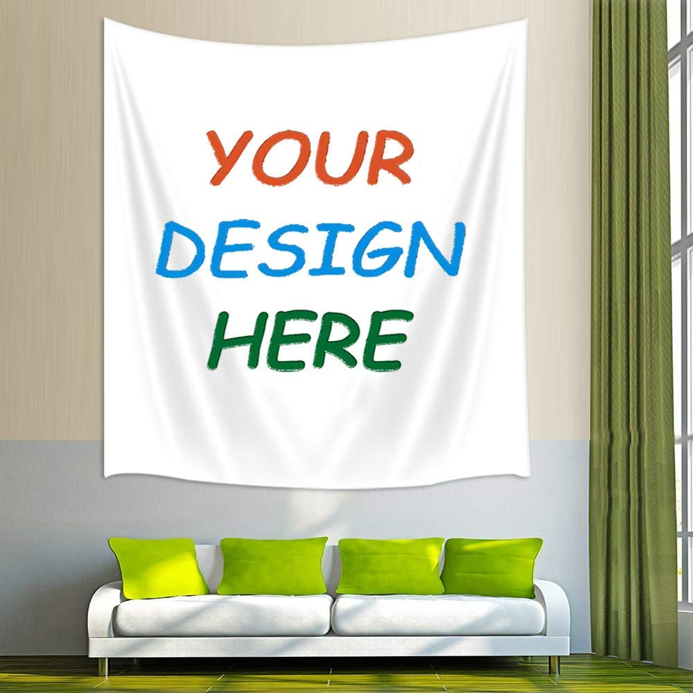 Arazzo Da Parete Con Immagine Personalizzata Personalizzata Per Soggiorno Camera Da Letto Dormitorio Decorazione T1