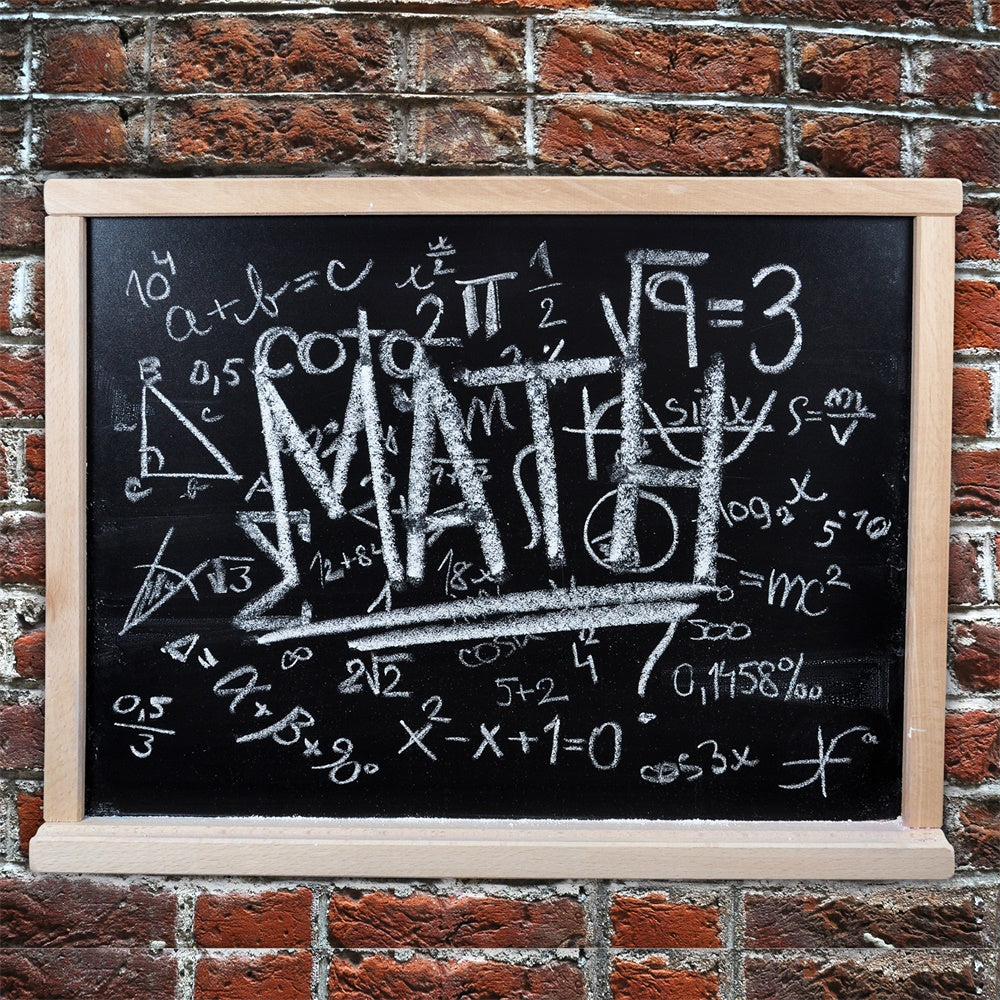 Sfondo Per Lavagna Matematica Di Ritorno A Scuola BRP7-19
