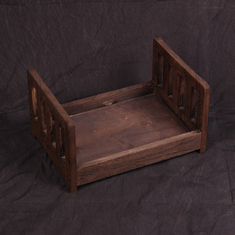 Dbackdrop Puntelli Fotografici Per Letto In Legno Vintage Per Neonati SYPJ6