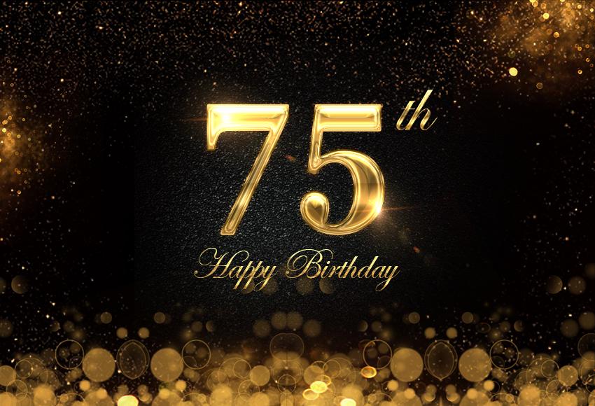 Decorazioni Per Il 75 Compleanno Sfondo Fotografico Bokeh Regalo DBD8
