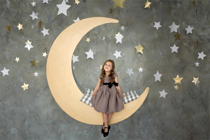 Fondale Fotografico Con Texture Astratta Stelle Lucenti GC-130