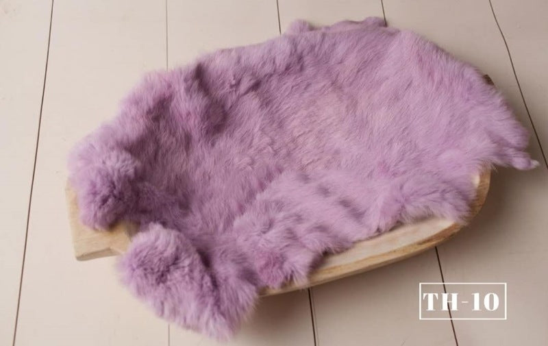 Coperta In Pelliccia Sintetica Per Fotografia Neonatale TM