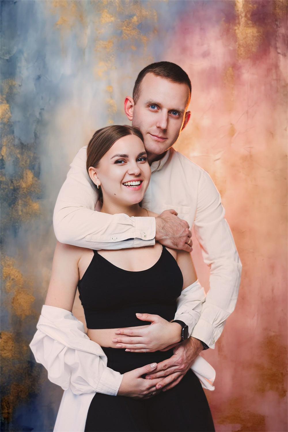 Fondali Fotografici Per Ritratti Sfondo Artistico Con Decorazioni In Colori Mix BRP-11-620