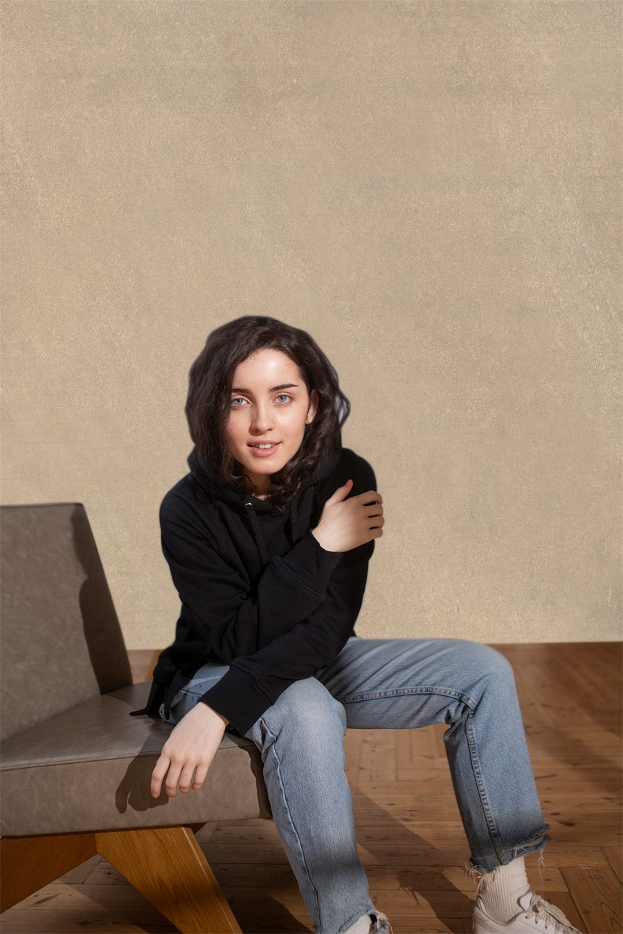 Sfondo Ritratto Sfondo Muro Texture Beige BRP-11-625