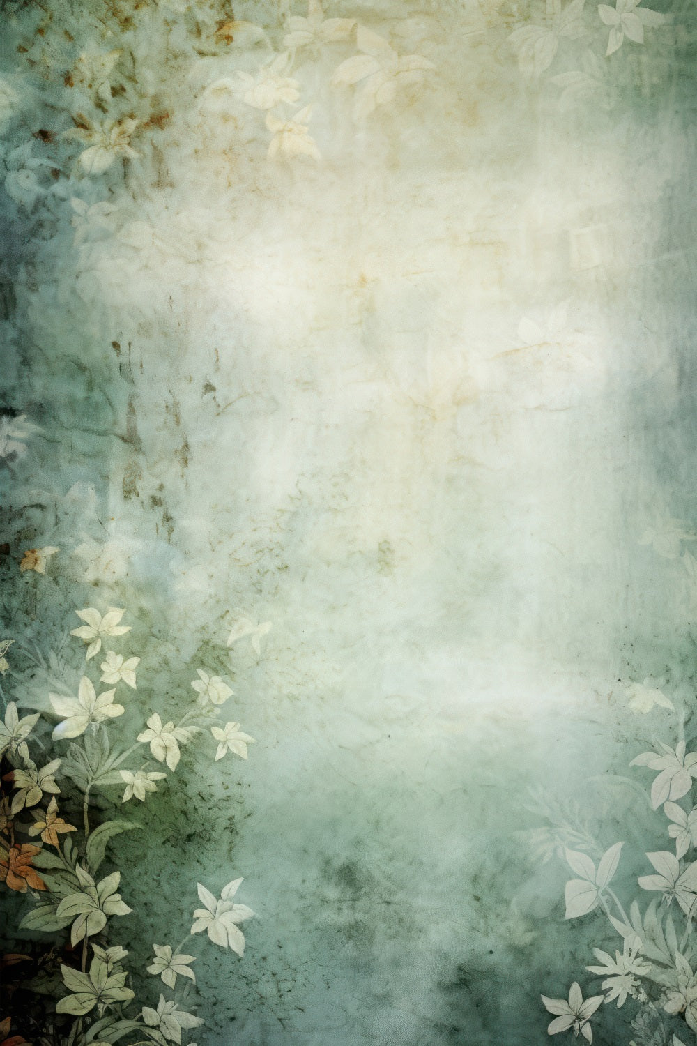 Sfondo Fotografico Ritratto Sfondo Da Parete A Tema Verde Acqua BRP-11-638