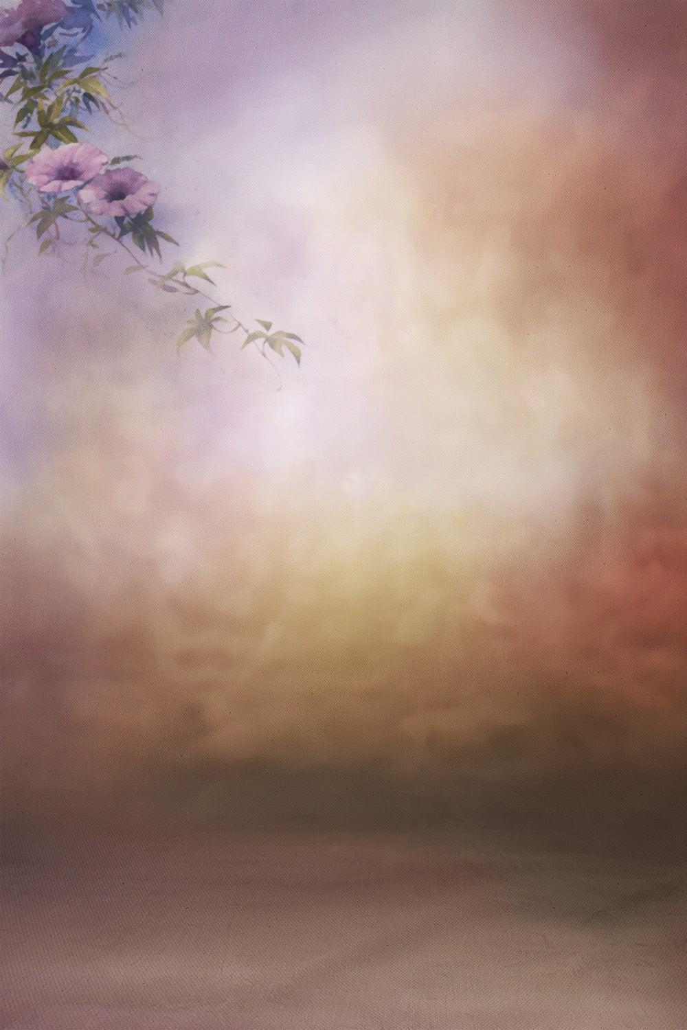 Fondali Fotografia Di Ritratto Decorazioni Floreali Sfondo Da Parete Pastello BRP-11-641