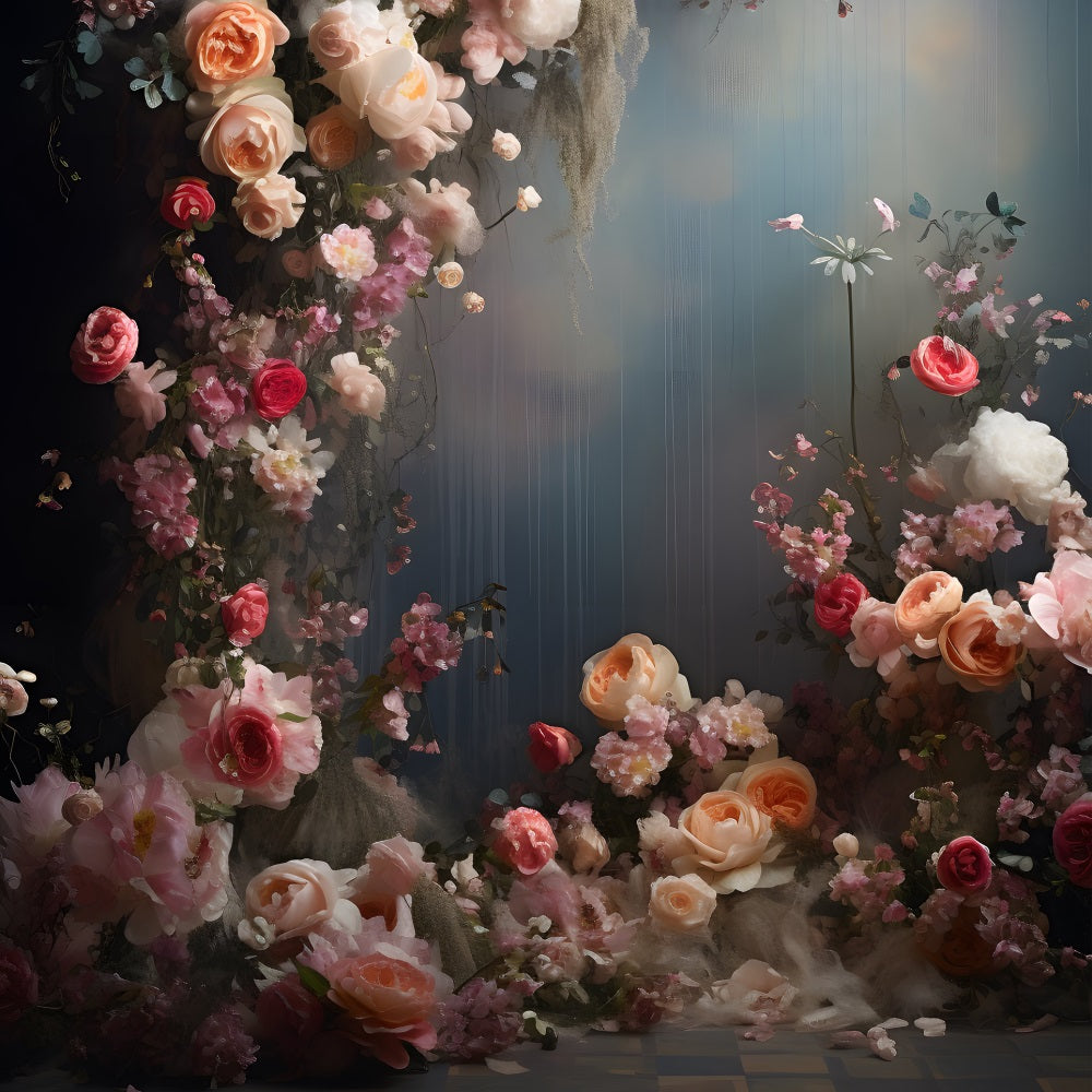 Sfondo Ritratto Fiore Fiore Sfondo Artistico Da Parete BRP-11-647