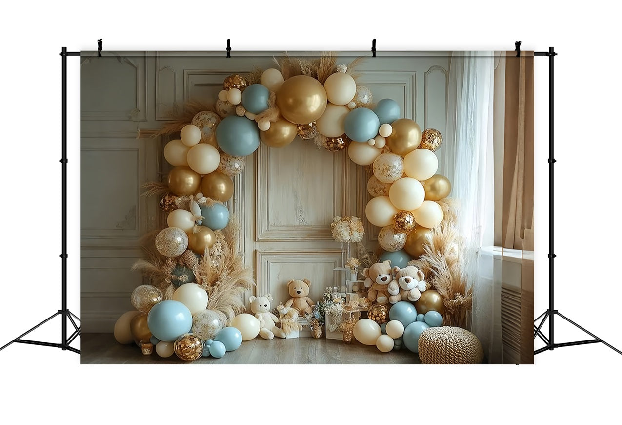 Il Lussuoso Arco A Palloncino Porta Lo Sfondo Boho BRP10-117