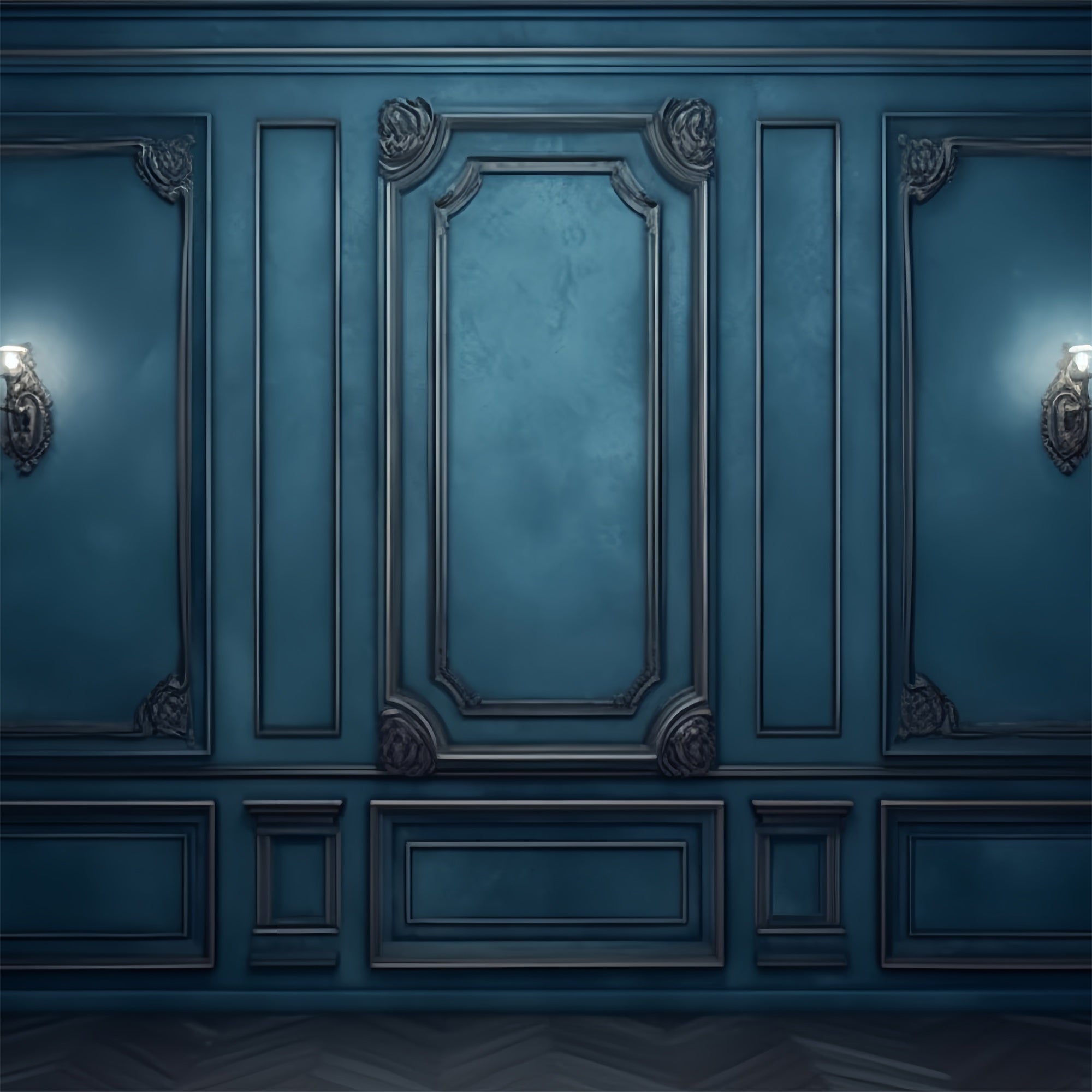 Sfondo Retro Fotografia Chic Blu Eleganza Sfondo BRP10-275