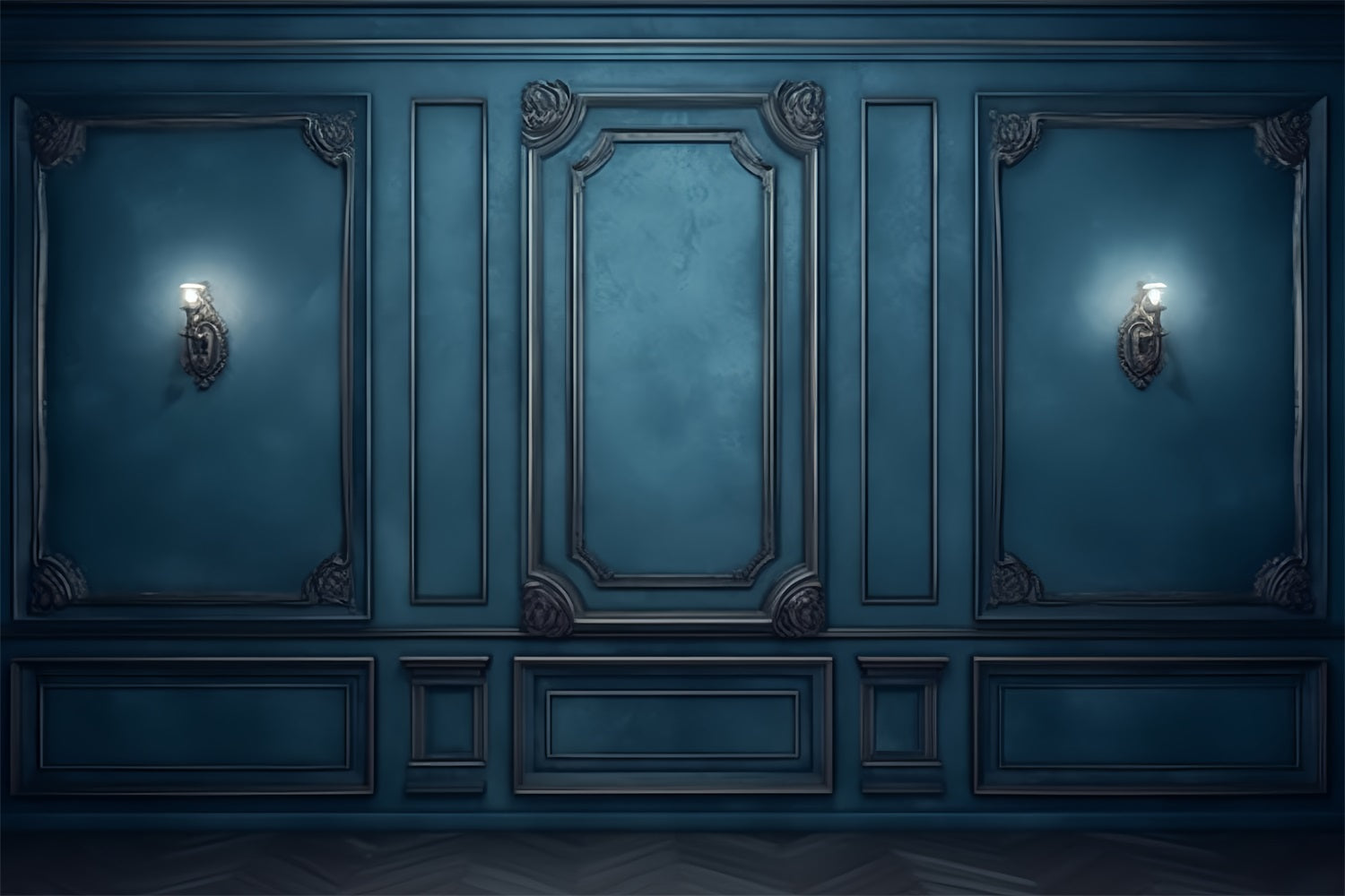 Sfondo Retro Fotografia Chic Blu Eleganza Sfondo BRP10-275