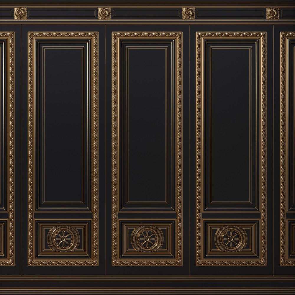 Sfondo A Tema Retro Sfondo Decorativo Dorato Classico BRP10-280