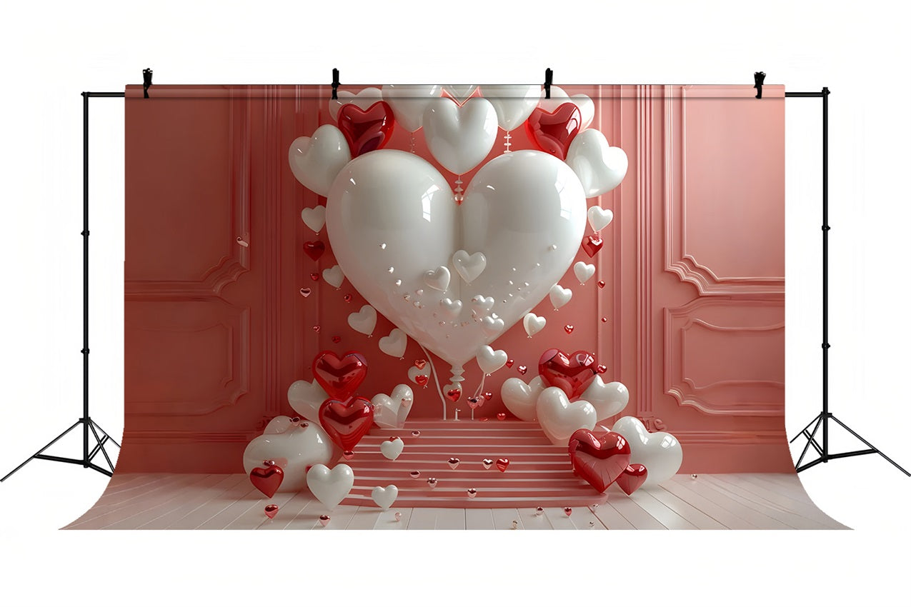 Sfondo A Tema Retro Sfondo Con Palloncino A Cuore BRP10-286