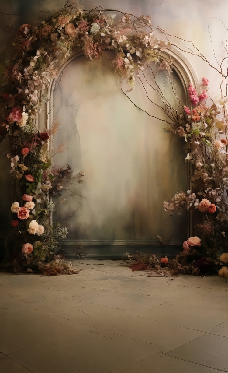 Sfondo Di Belle Arti Con Motivi Floreali Retro BRP10-544