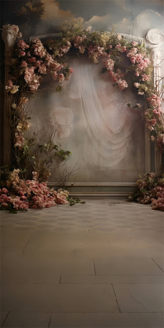 Sfondo Di Belle Arti Astratte Floreali Vintage BRP10-545