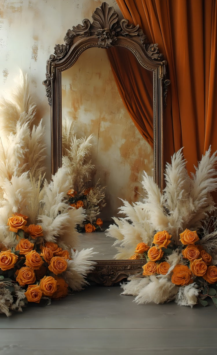 Sfondo Fotografico Boho Mirror Sweep Pampas Rose BRP10-572