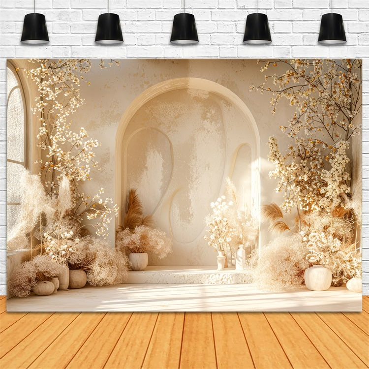 Caldo Sfondo Floreale Pampa Boho BRP10-58