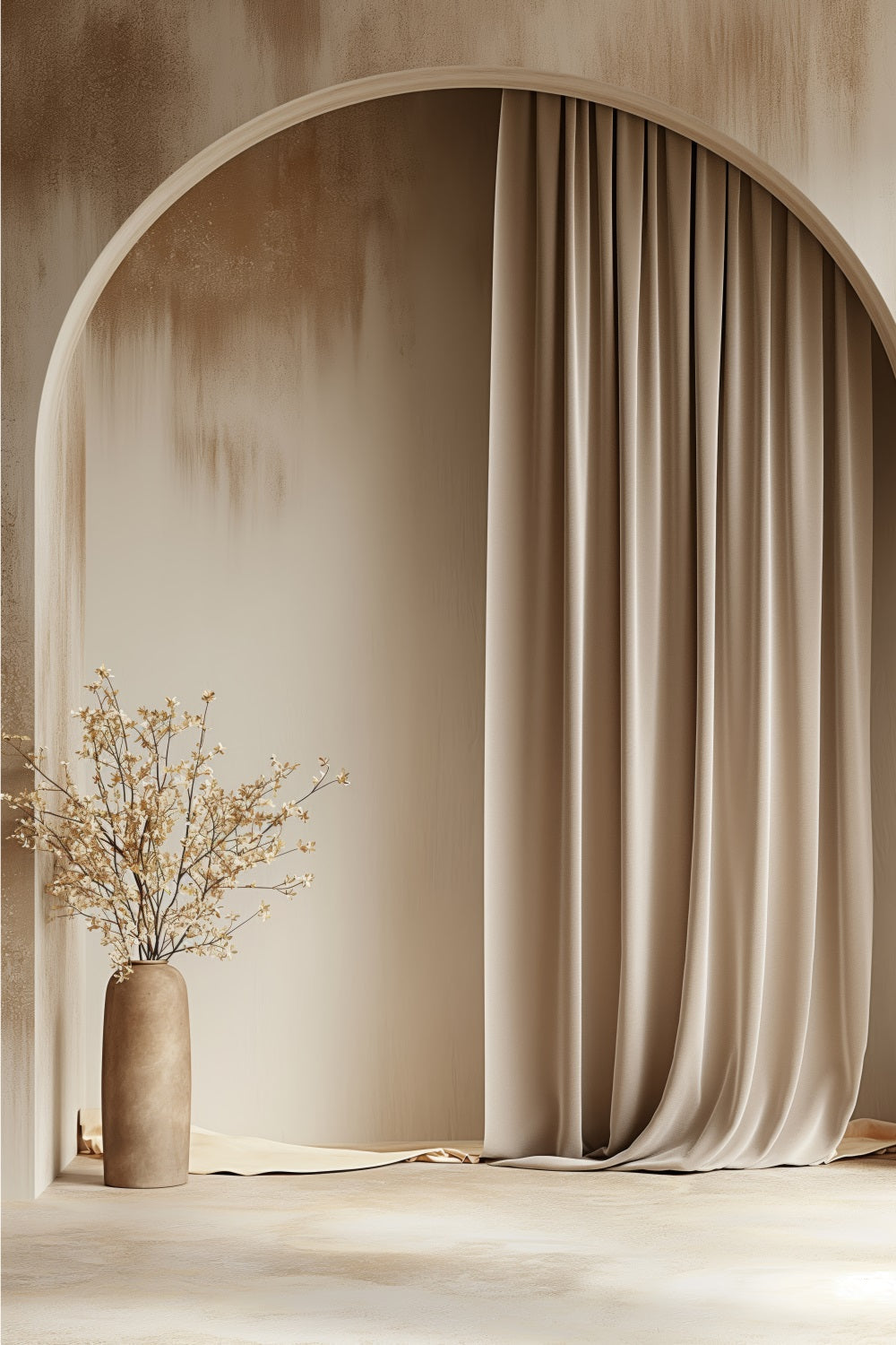 Sfondo Bohemien Sfondo Per Tende Drappeggiate Ad Arco Vintage BRP10-605