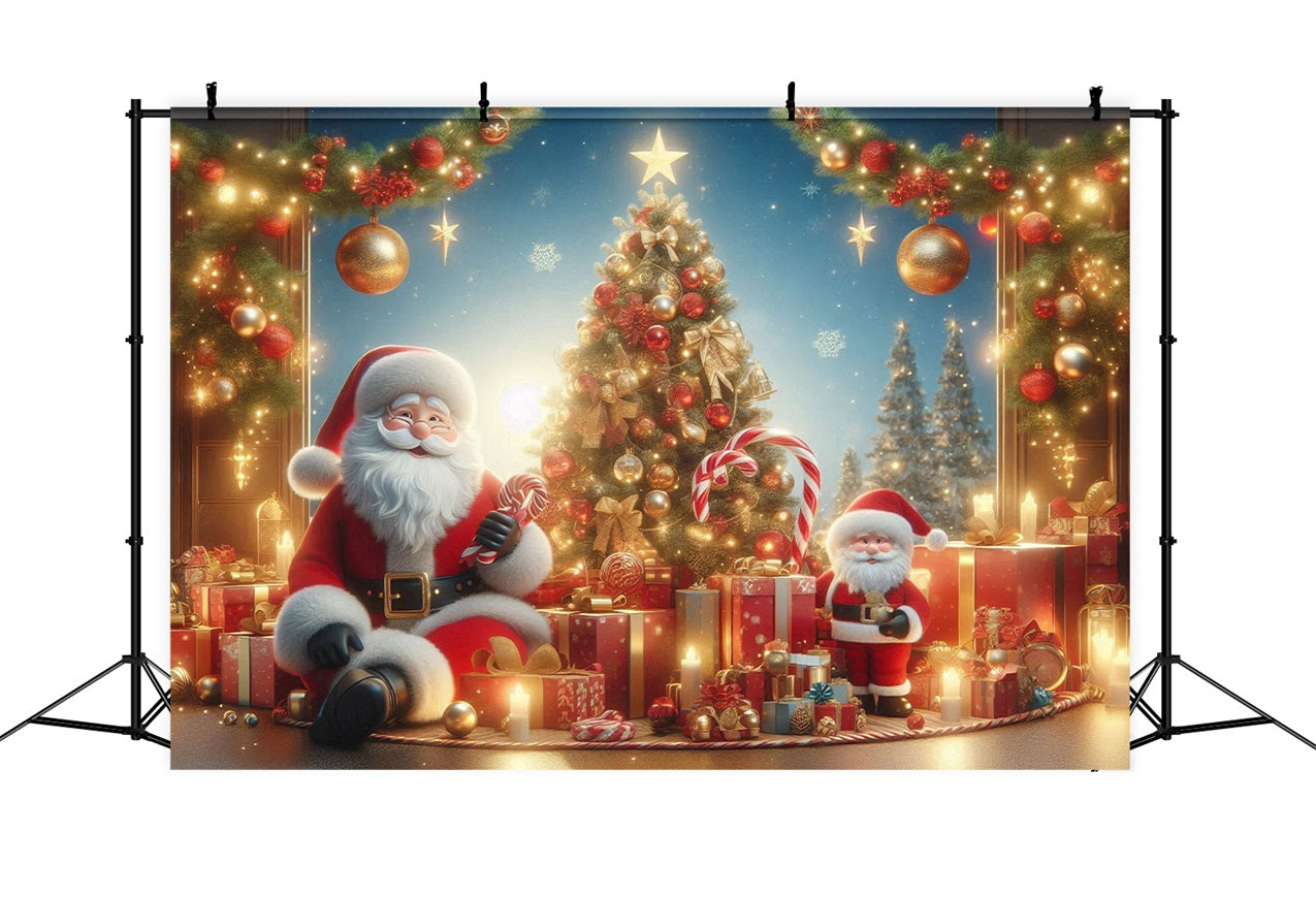 Idee Per Lo Sfondo Natalizio Regali Di Babbo Natale Sfondo Per Le Celebrazioni Festive BRP11-111