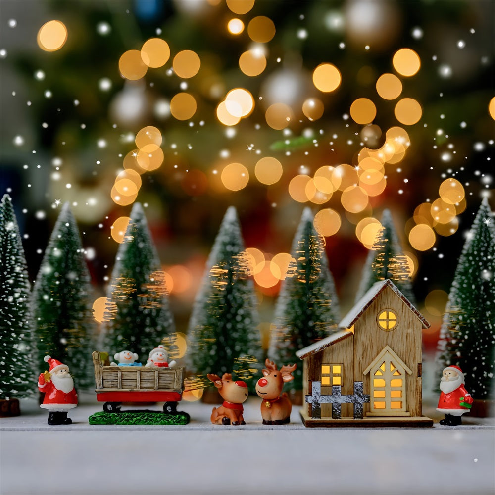 Sfondo Fotografico Natalizio Sfondo Carino Con Renna Di Babbo Natale BRP11-124