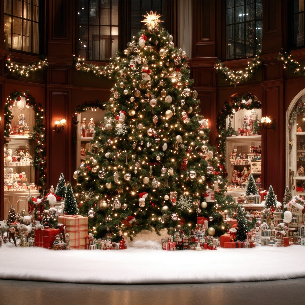 Sfondo Fotografico Per Albero Di Natale Sfondo Per Feste Sontuose BRP11-204