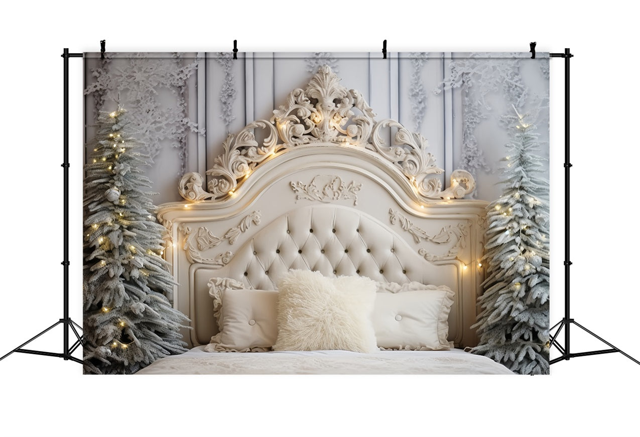 Fondali Natalizi Bianchi Camera Da Letto Inverno Touch Sfondo BRP11-253