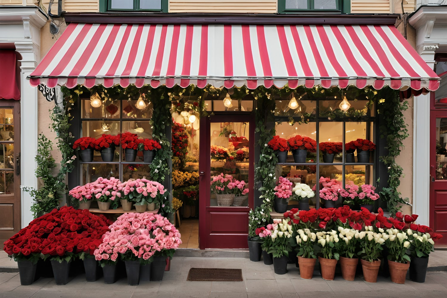 Sfondo Per Servizio Fotografico Di San Valentino Sfondo Romantico Per Negozio Di Fiori BRP11-390