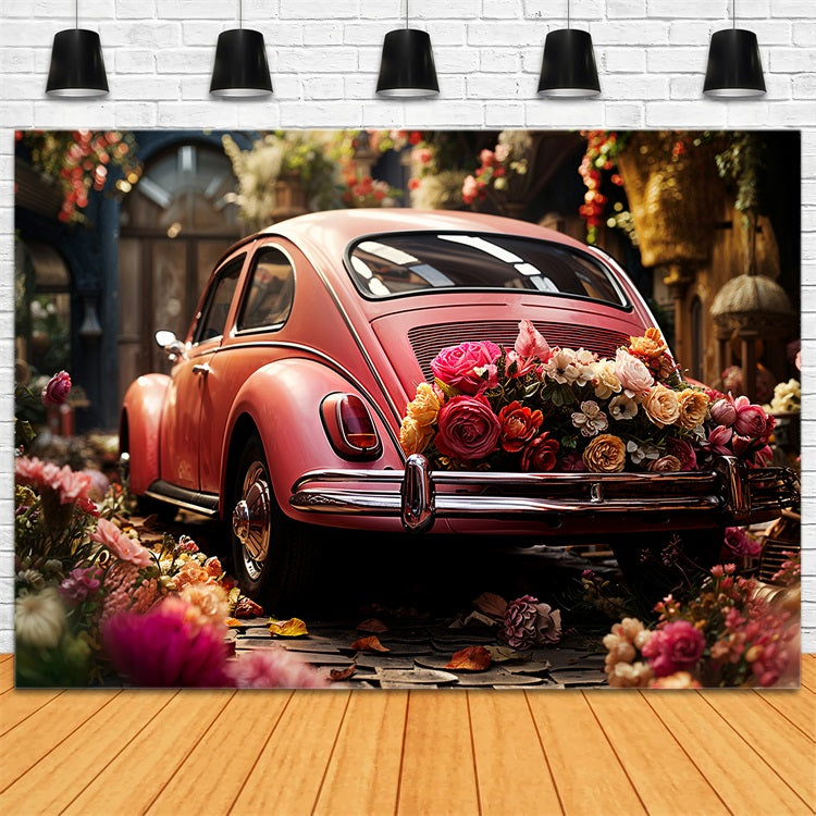 Sfondo Fotografico Per San Valentino Sfondo Floreale Per Auto A Tema Amore BRP11-412
