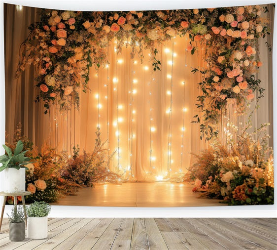 Sfondo Floreale Primaverile Fata Luce Matrimonio Fiore Sfondo BRP11-549