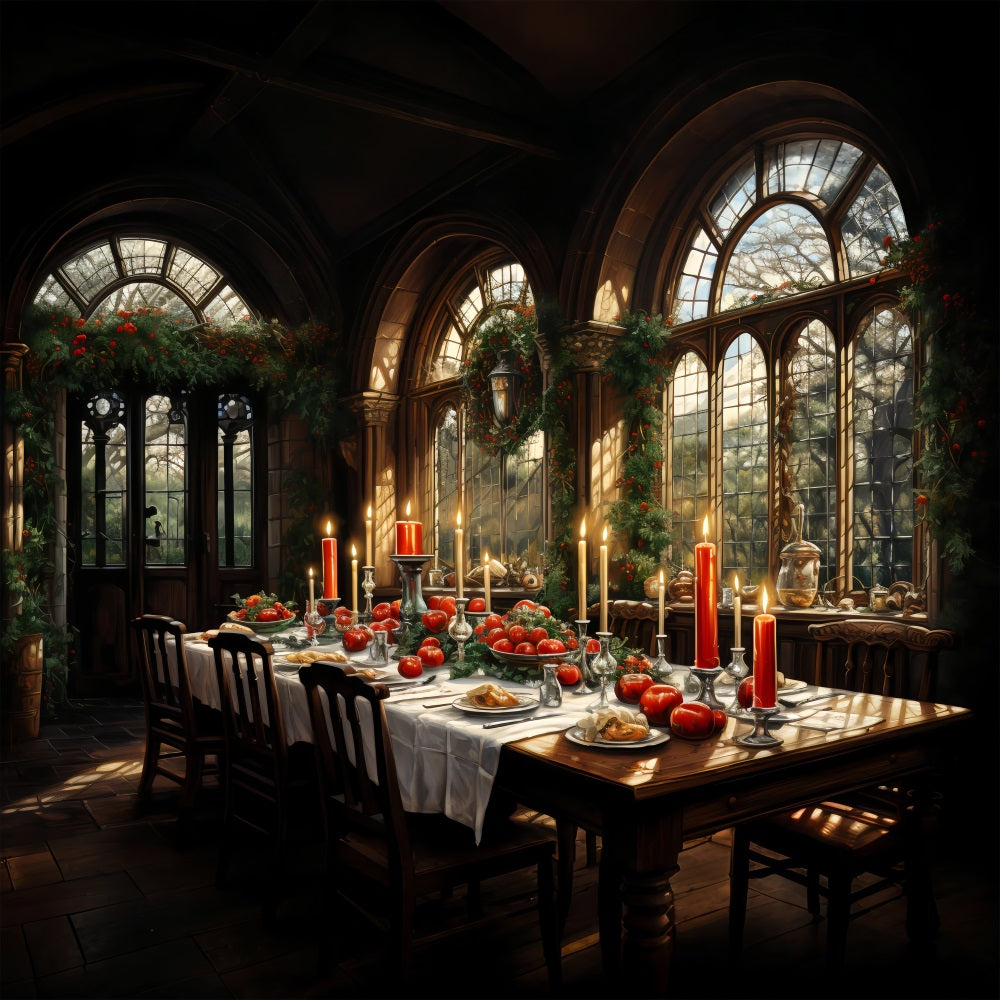 Sfondo Natale Laboratorio Di Babbo Natale Elegante Sfondo Per Feste Natalizie BRP11-84