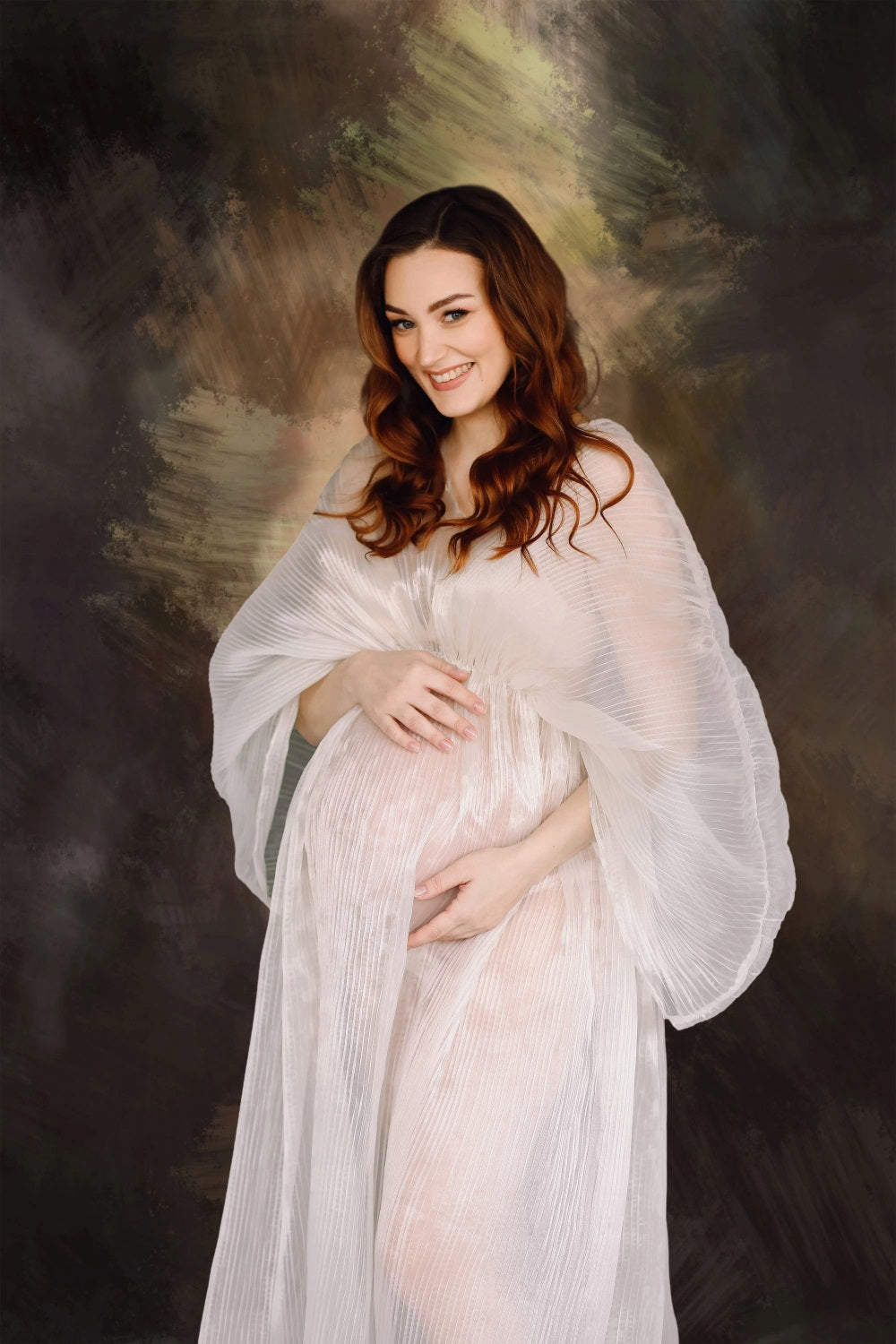 Fondali Digitali Di Maternita Sfondo Astratto Muro Strutturato Scuro BRP12-10