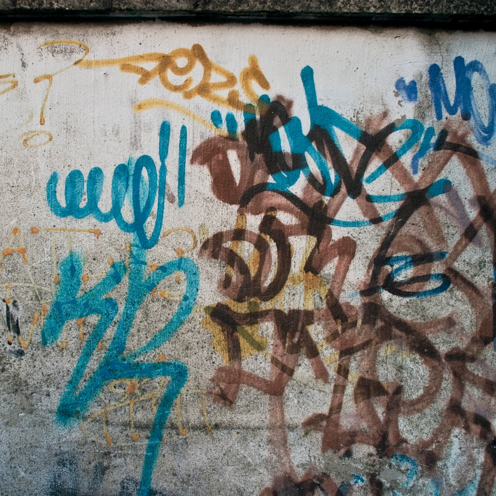 Sfondo Di Graffiti Fotografia Sfondo Di Arte Urbana Invecchiata BRP12-120