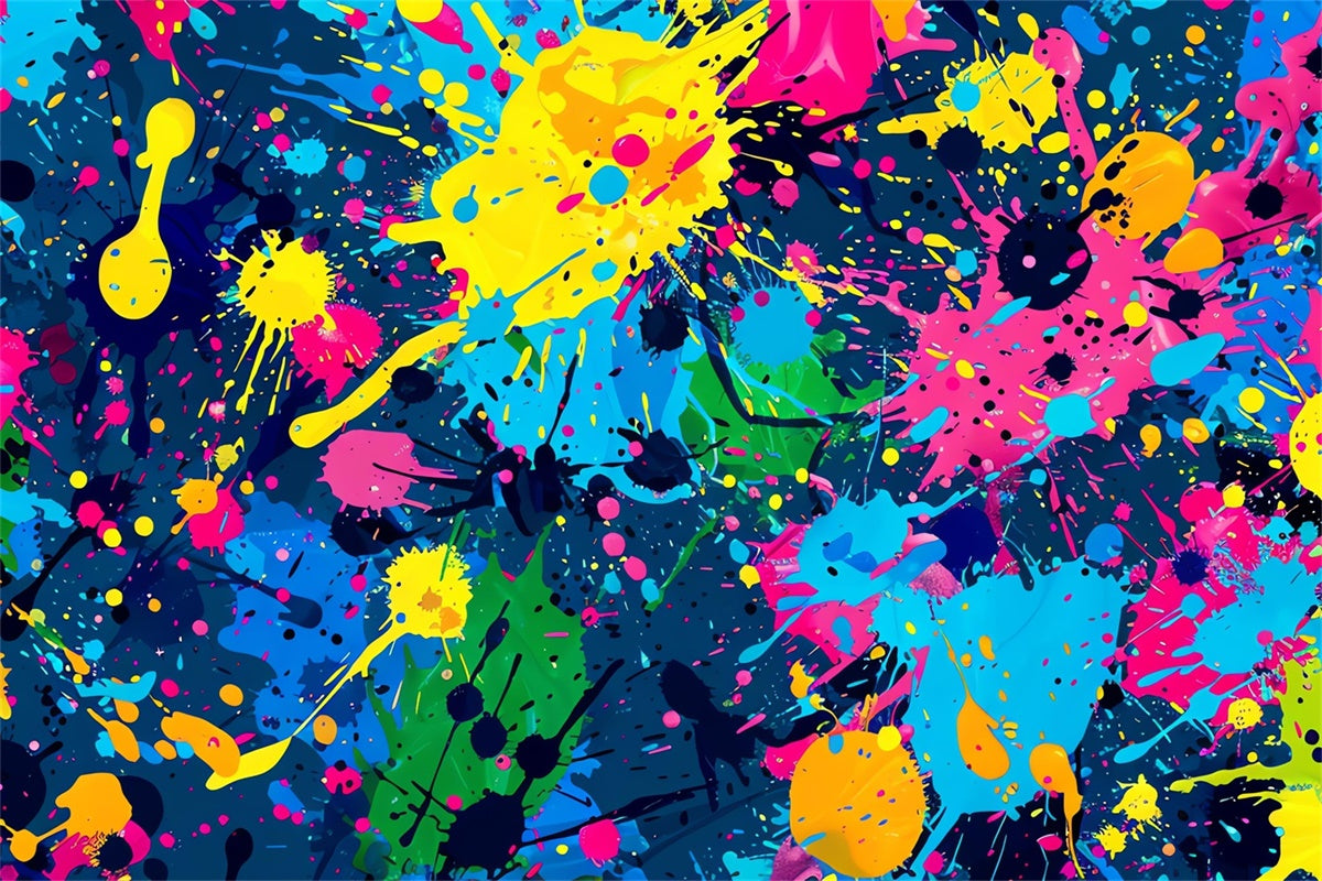 Sfondo Graffiti Colorati Astratti Macchie Di Vernice Sfondo BRP12-135