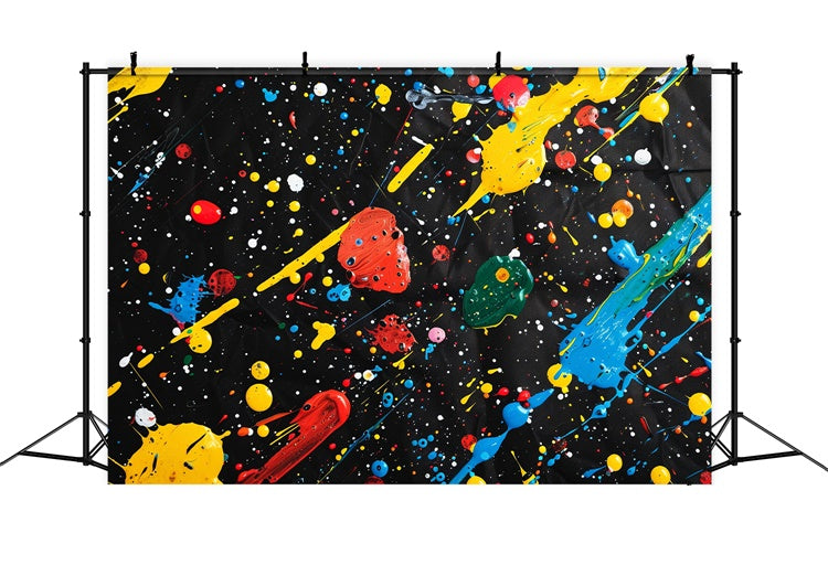 Fondali Graffiti Sfondo Di Disegno Astratto Di Schizzi Di Colore BRP12-137