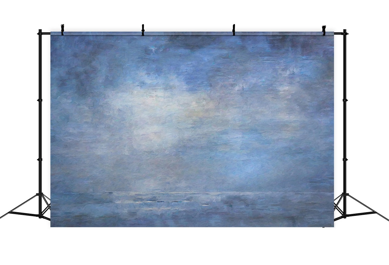 Sfondo Per Servizio Fotografico Di Maternita Sfondo Astratto Blu Con Texture A Parete BRP12-14