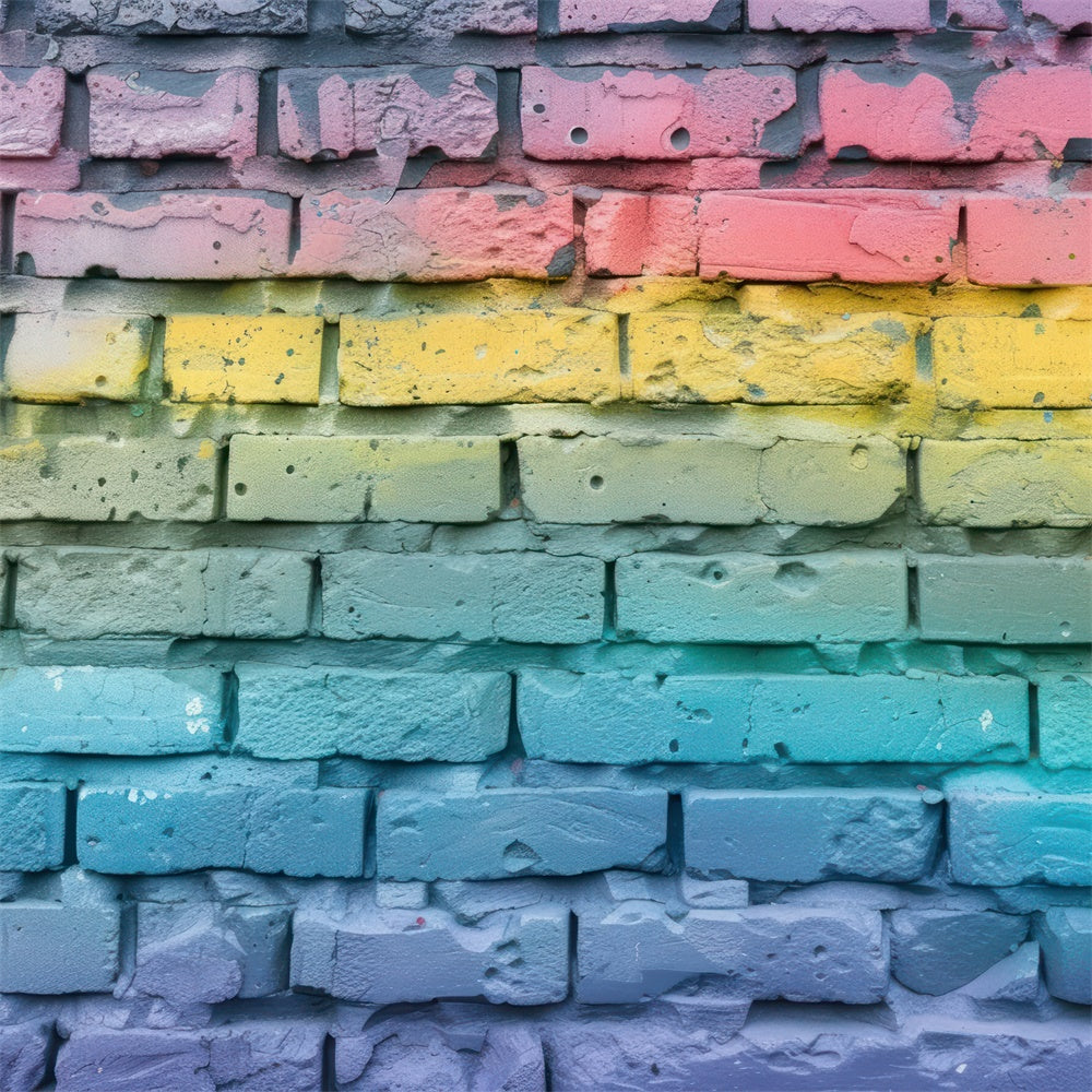 Sfondo Fotografico Graffiti Sfondo Colorato Muro Di Mattoni A Blocchi BRP12-141