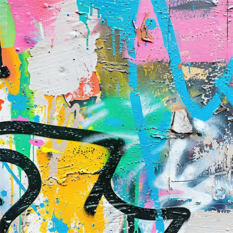 Sfondo Graffiti Sfondo Colorato Per Fotografia Artistica Da Parete BRP12-143