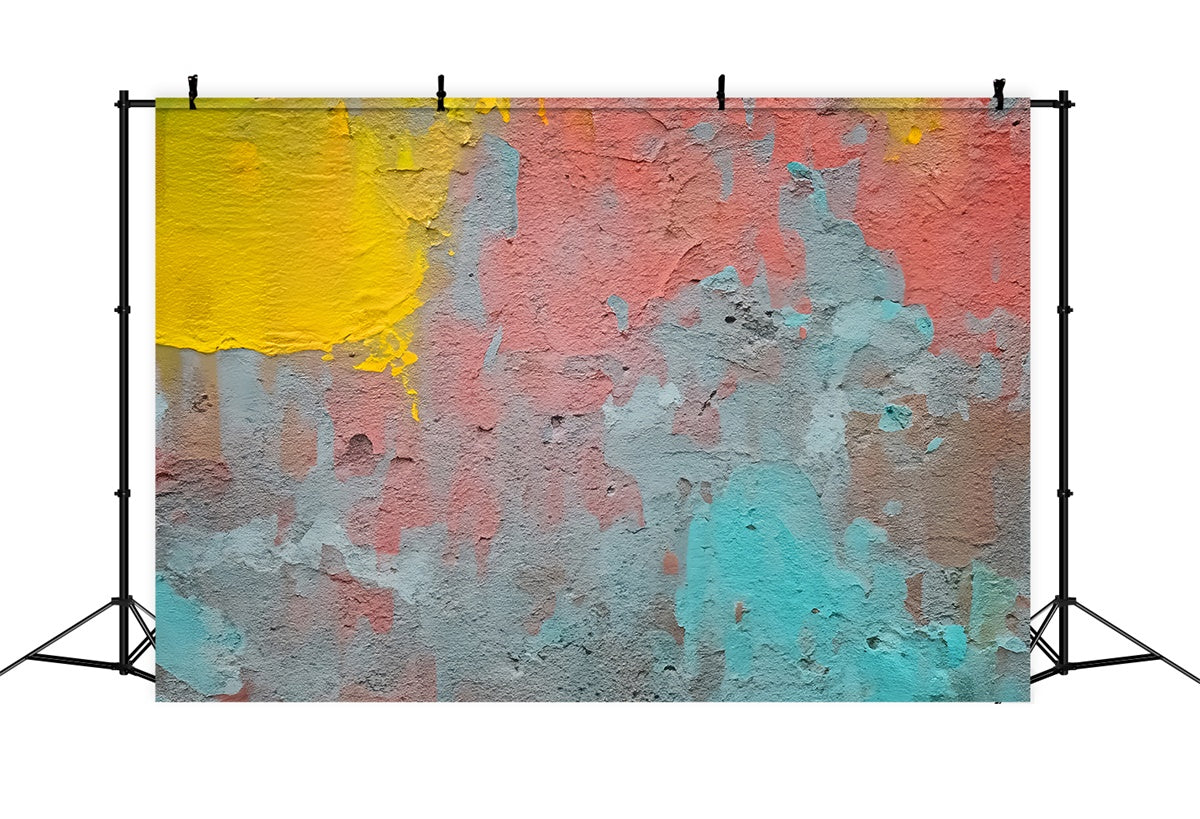 Sfondo Di Graffiti Sfondo Fotografico A Parete A Colori Irregolari BRP12-145