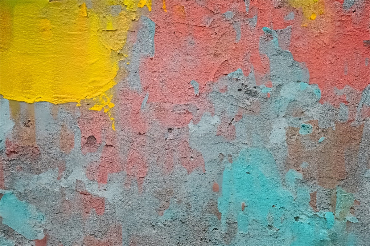 Sfondo Di Graffiti Sfondo Fotografico A Parete A Colori Irregolari BRP12-145
