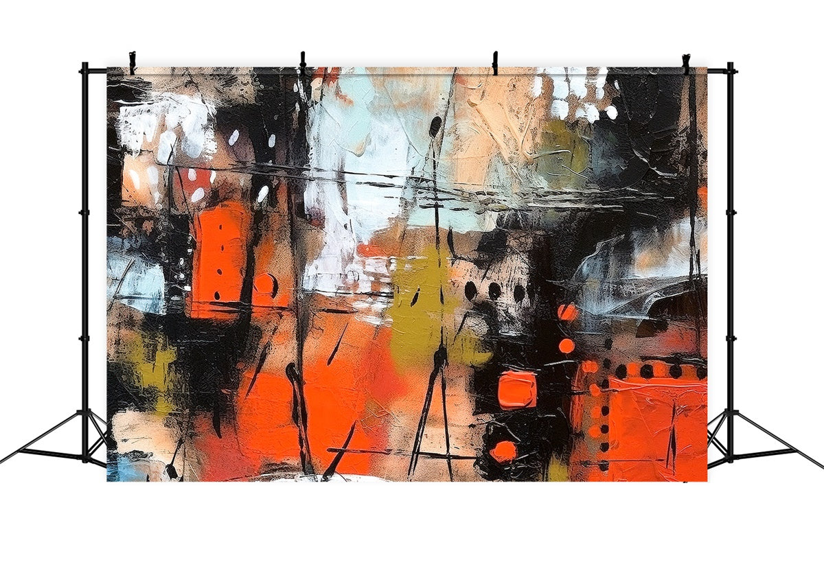 Sfondo Graffiti Modern Abstract Design Fondale Fotografico BRP12-159