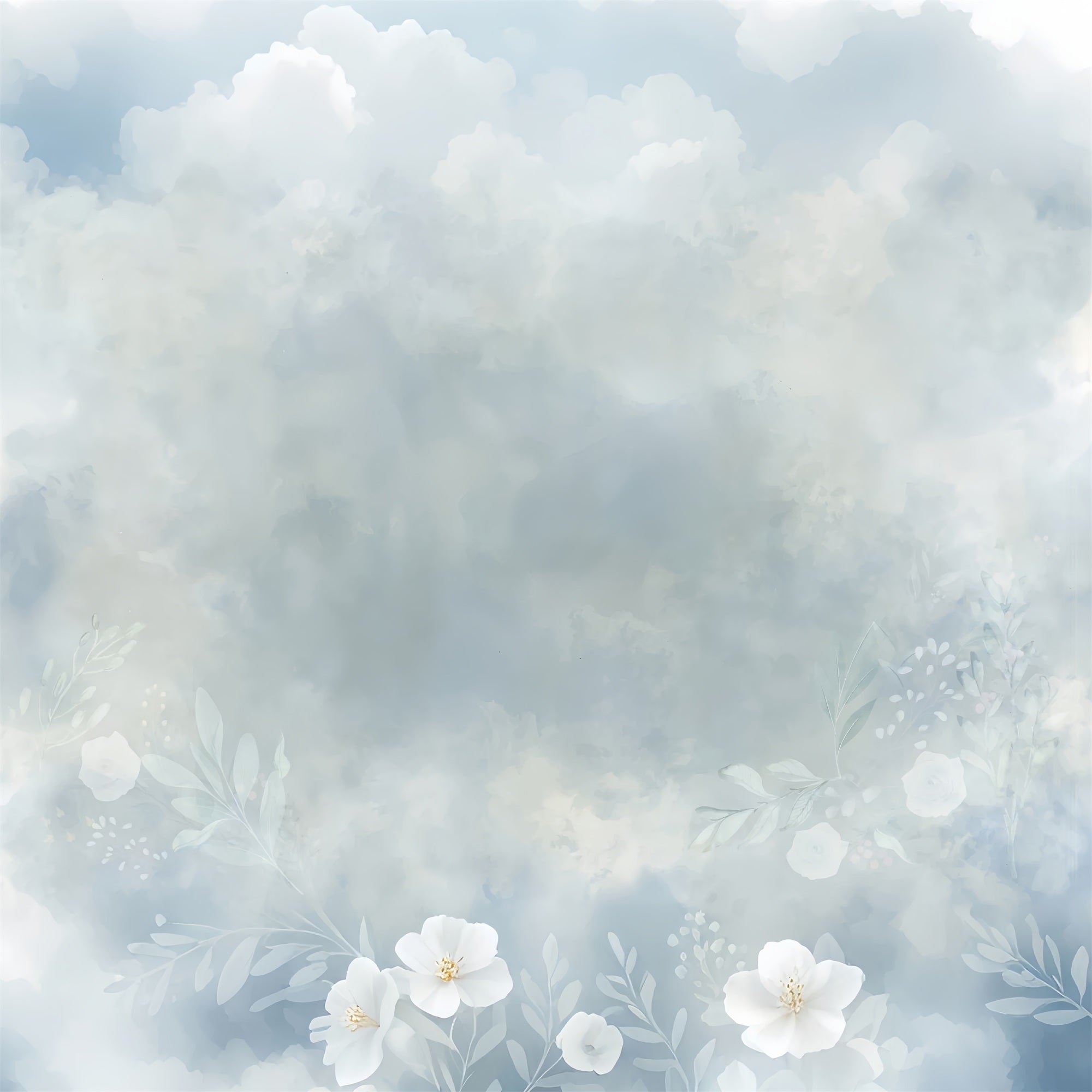 Sfondo Maternita Sfondo Arte Fiore Blu Sfondo Muro BRP12-19