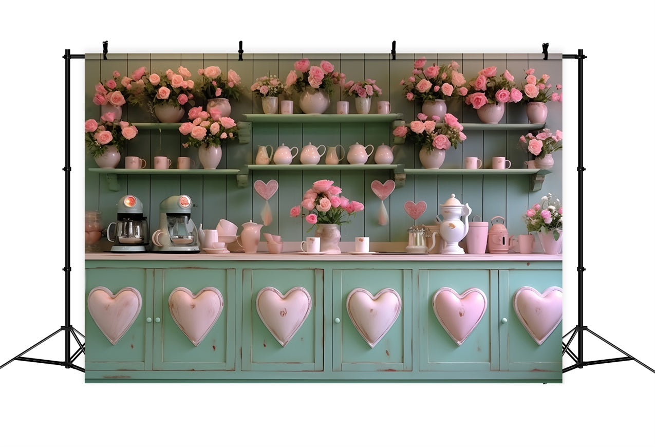 Sfondo Per San Valentino Cucina Sfondo Per Armadio A Cuore Verde BRP12-200
