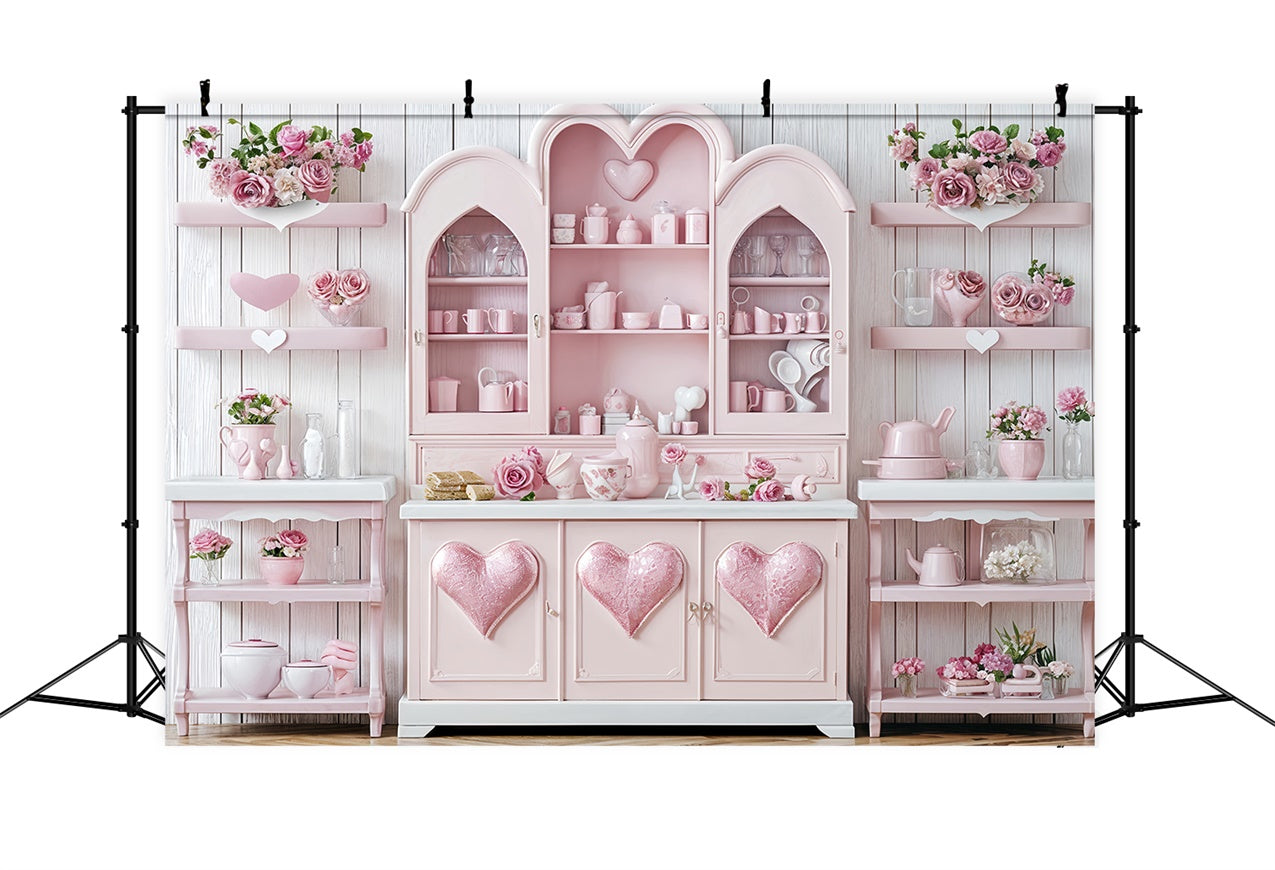Sfondo San Valentino Affascinanti Rose Rosa Cuore Sfondo Cucina BRP12-237