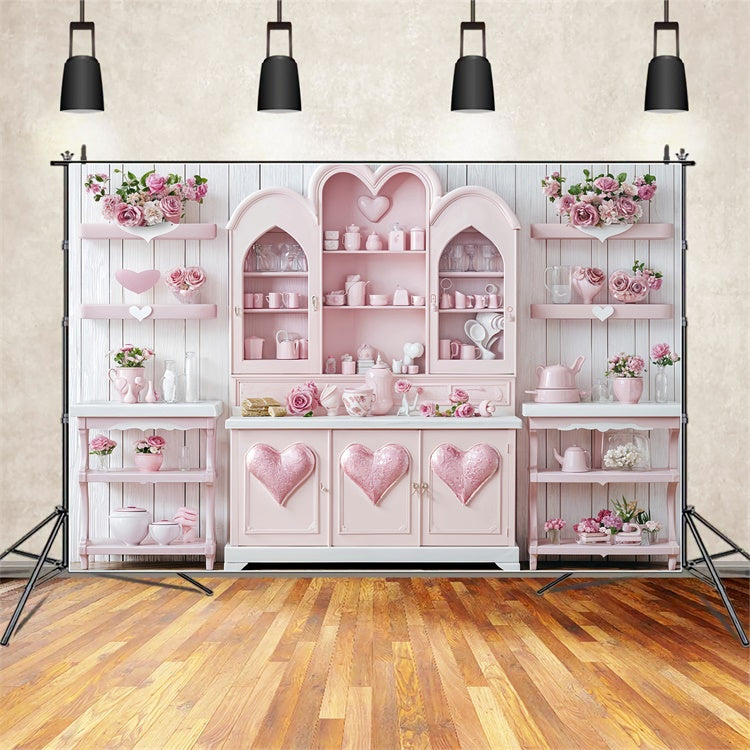 Sfondo San Valentino Affascinanti Rose Rosa Cuore Sfondo Cucina BRP12-237