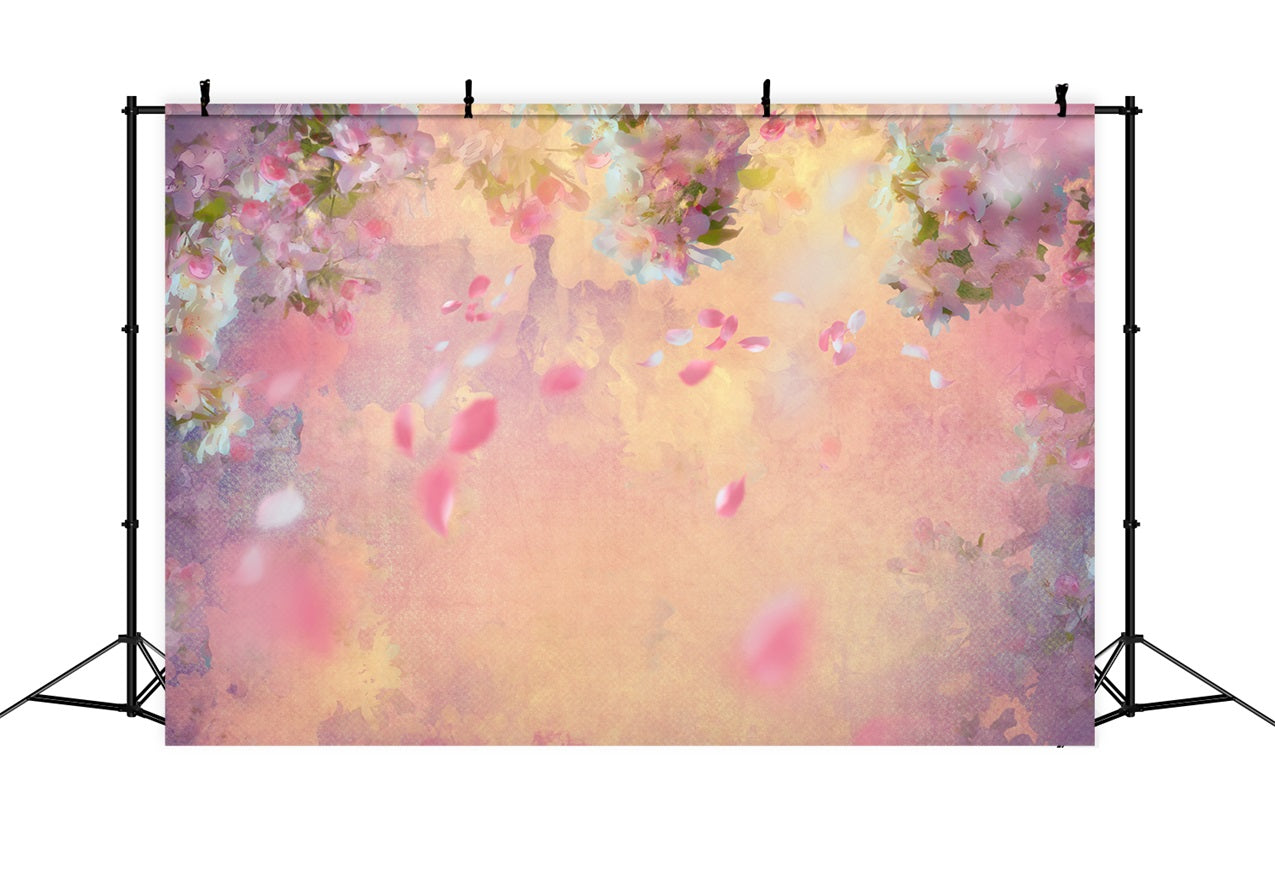 Sfondo Per Servizio Fotografico Di Maternita Sfondo Da Parete Con Petali Artistici BRP12-24