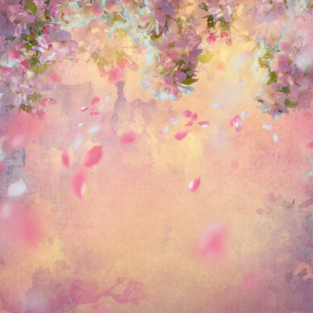 Sfondo Per Servizio Fotografico Di Maternita Sfondo Da Parete Con Petali Artistici BRP12-24