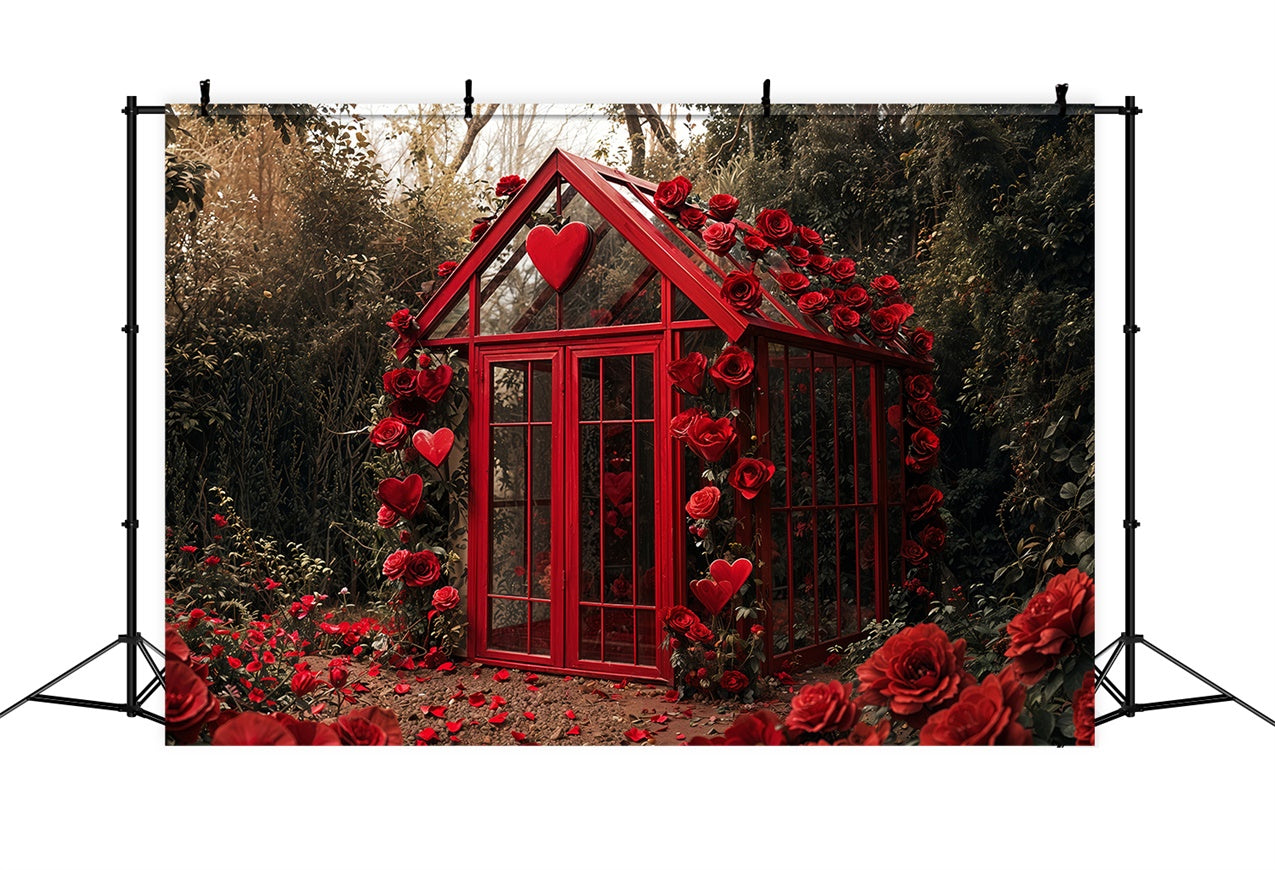 Sfondo Per San Valentino Garden Glass Cottage Roses Sfondo BRP12-248