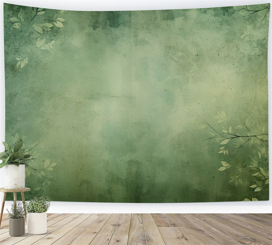 Sfondo Per Riprese Di Maternita Sfondo Per Parete Con Texture A Foglia Verde BRP12-25